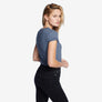 Classic Cotton Crew Tee - Washed Navy
